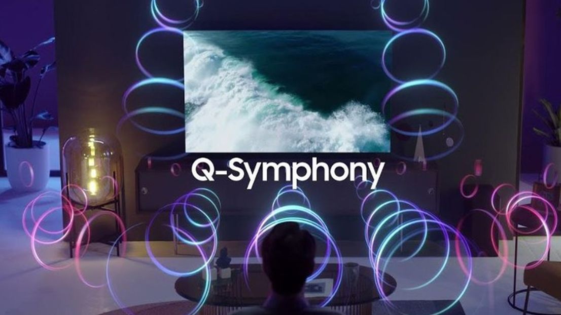 Q - Symphony là công nghệ sẽ đồng bộ loa thanh và loa tivi