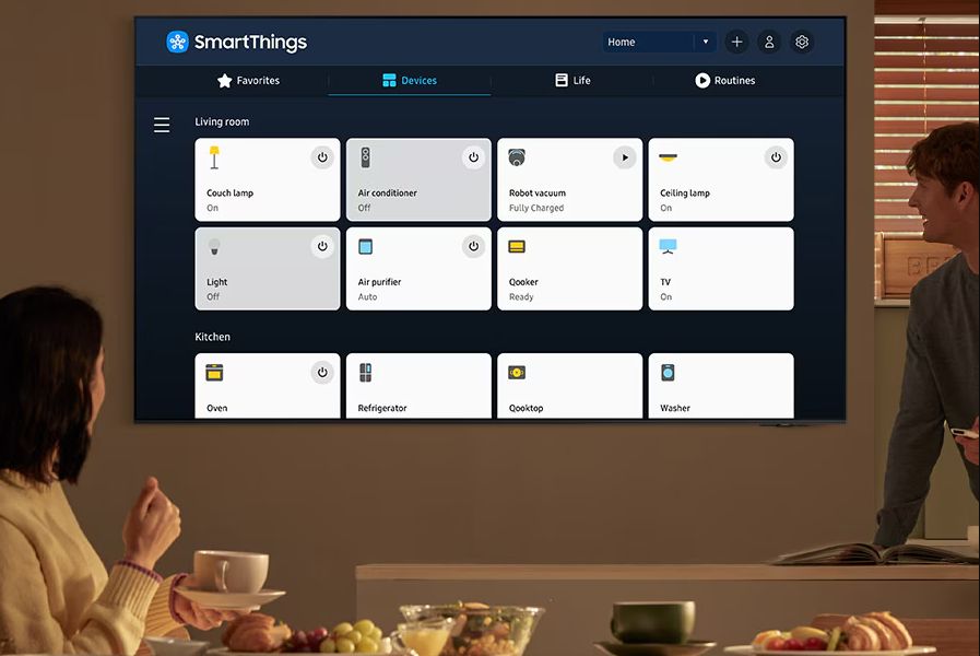 Quản lí các thiết bị thông minh khác với ứng dụng SmartThing