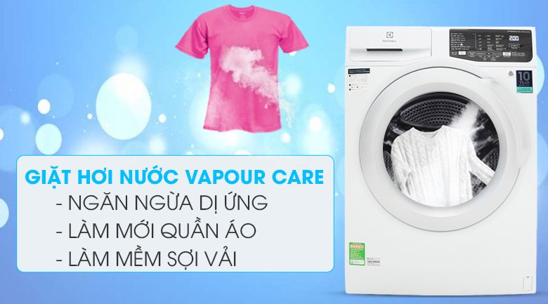 Công nghệ giặt hơi nước Vapour Care