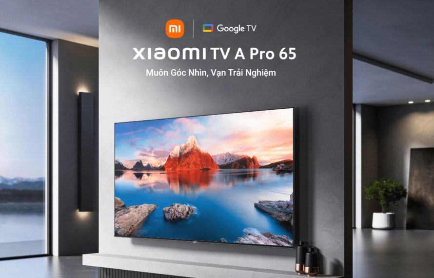 Xiaomi A Pro 65 sở hữu một thiết kế nhỏ gọn, cùng chiếc viền Bezel tàng hình có kích thước 65 inch