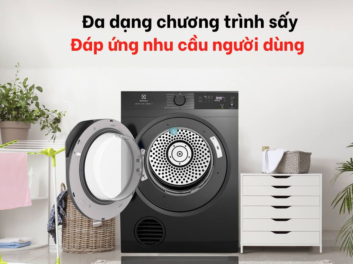 Electrolux EDS904N3SC có thiết kế hiện đại, sang trọng phù hợp để lắp đặt trong mọi không gian