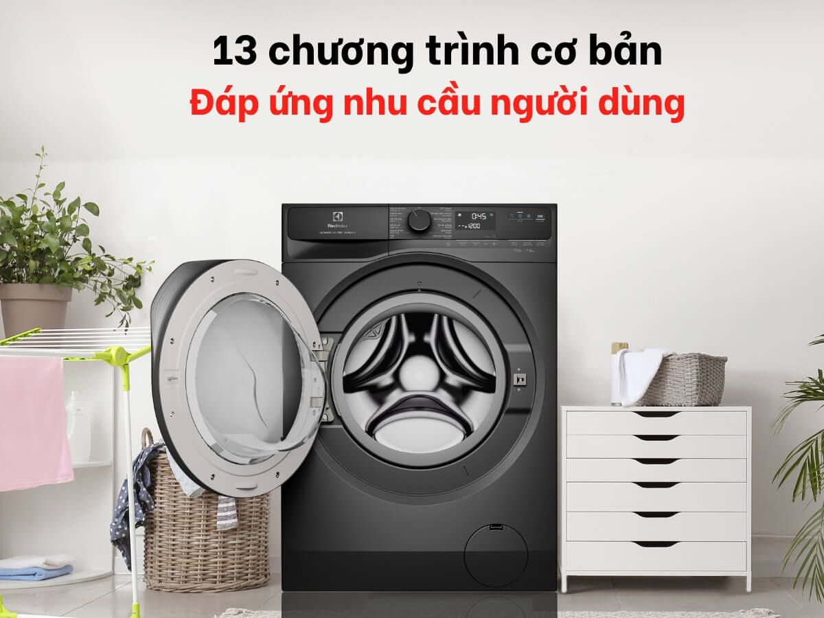 Electrolux EWF1143R7SC sở hữu thiết kế sang trọng, đường nét tinh tế, thanh lịch