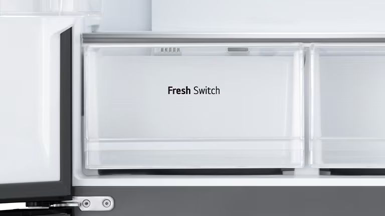 Chế độ Fresh Switch có thể điều chỉnh dễ dàng phù hợp để bảo quản trái cây, rau, thịt cá.