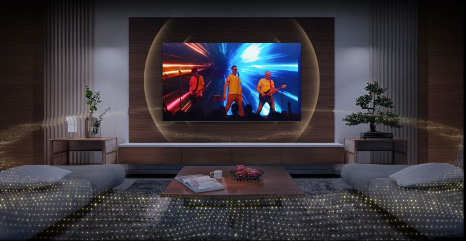 Sự kết hợp hoàn hảo giữa hệ thống loa ONKYO 2.1ch với loa siêu trầm cùng tần số quét lên tới 120Hz