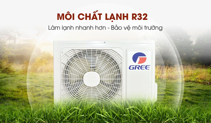 Gas R32 duy trì hiệu suất hoạt động mạnh mẽ, tiết kiệm điện và thân thiện với môi trường