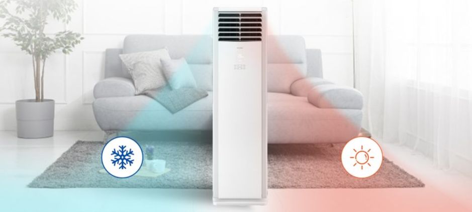 Làm lạnh hiệu quả vào mùa hè nóng bực, vừa sưởi ấm nhanh chóng vào mùa đông