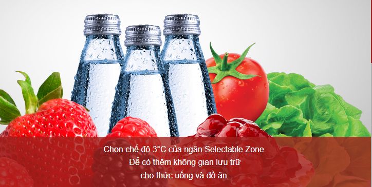 Chọn lựa nhiệt độ 3 độ C để bảo quản đồ ăn và đồ uống