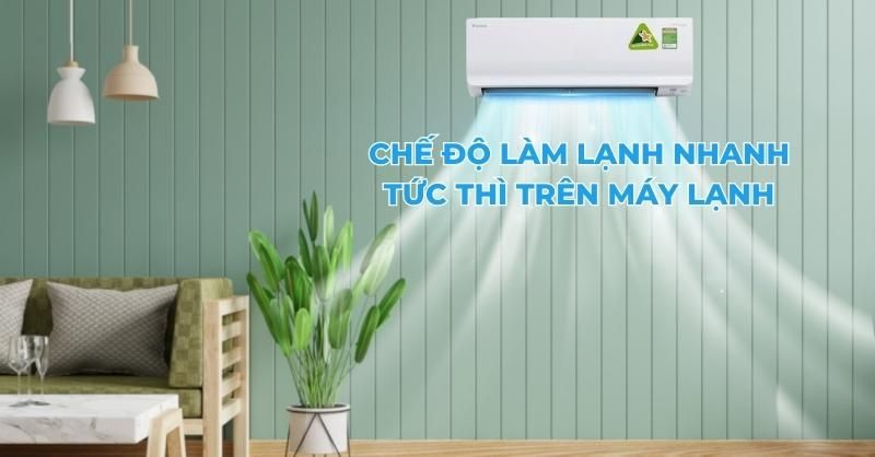 Bật điều hòa sao cho mát - Chế độ COOL