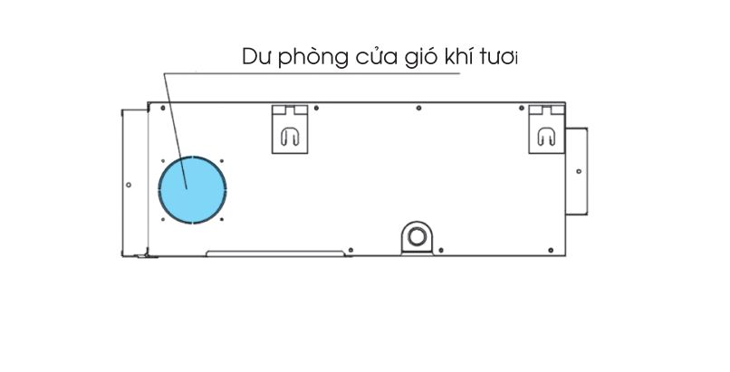 Tính năng cung cấp khí tươi giúp chất lượng không khí trong phòng được thoáng mát