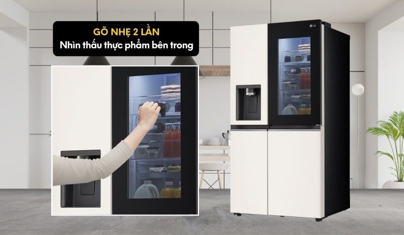 Tủ lạnh LG Inverter 2 cánh Insta View