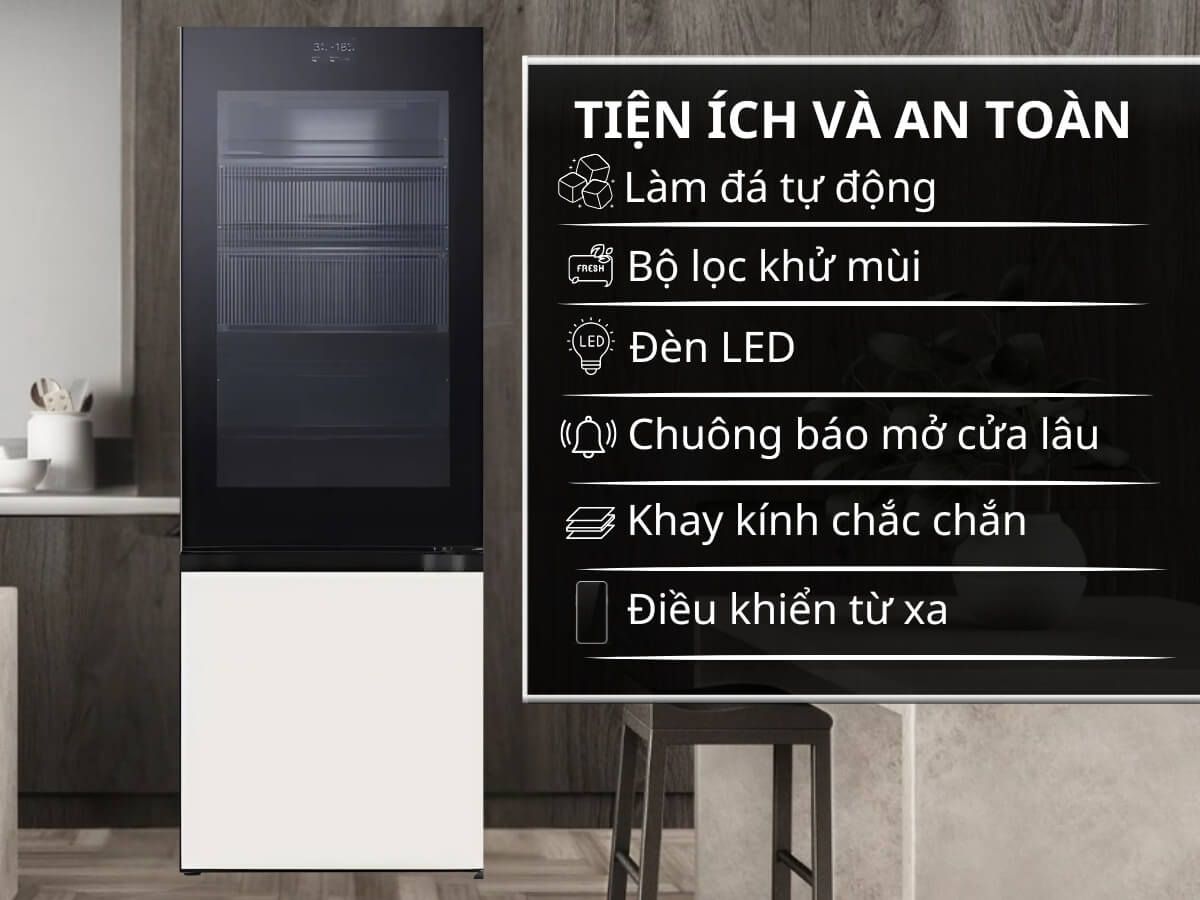 Trang bị nhiều tiện ích thông minh đáp ứng nhu cầu sử dụng