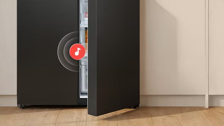 LG ThinQ sẽ gửi cảnh báo khi cửa tủ chưa được đóng kín 