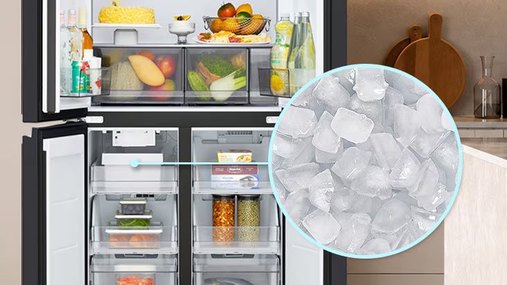 Trang bị hệ thống làm đá tự động