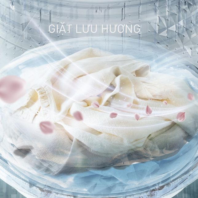 Chu trình giặt lưu hương giữ quần áo luôn thơm tho 
