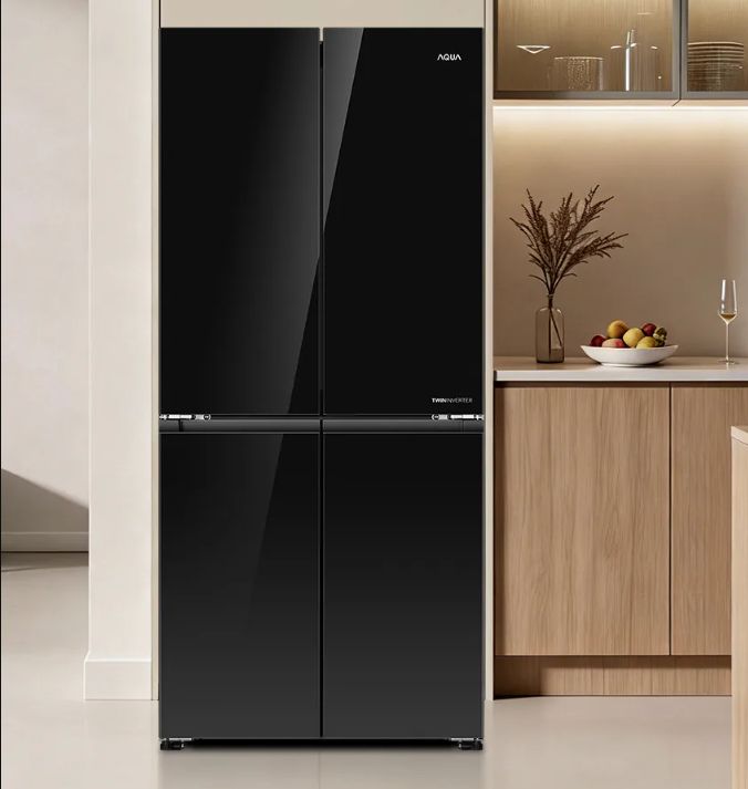 Aqua AQR-MA570XA(GB)U1 sở hữu kiểu dáng hiện đại và thời thượng
