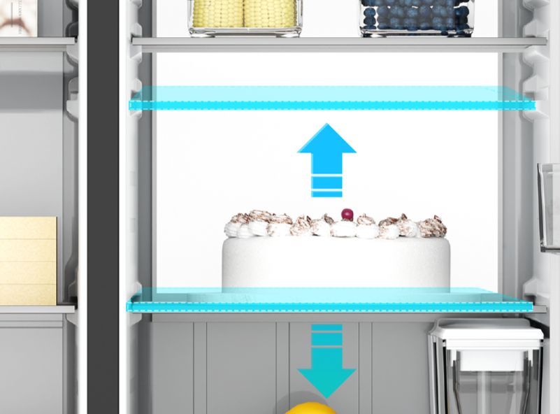 Tổng kho điều hòa, điện máy miền Bắc tại Hà Nội Khay kính có thể điều chỉnh độ cao linh hoạt