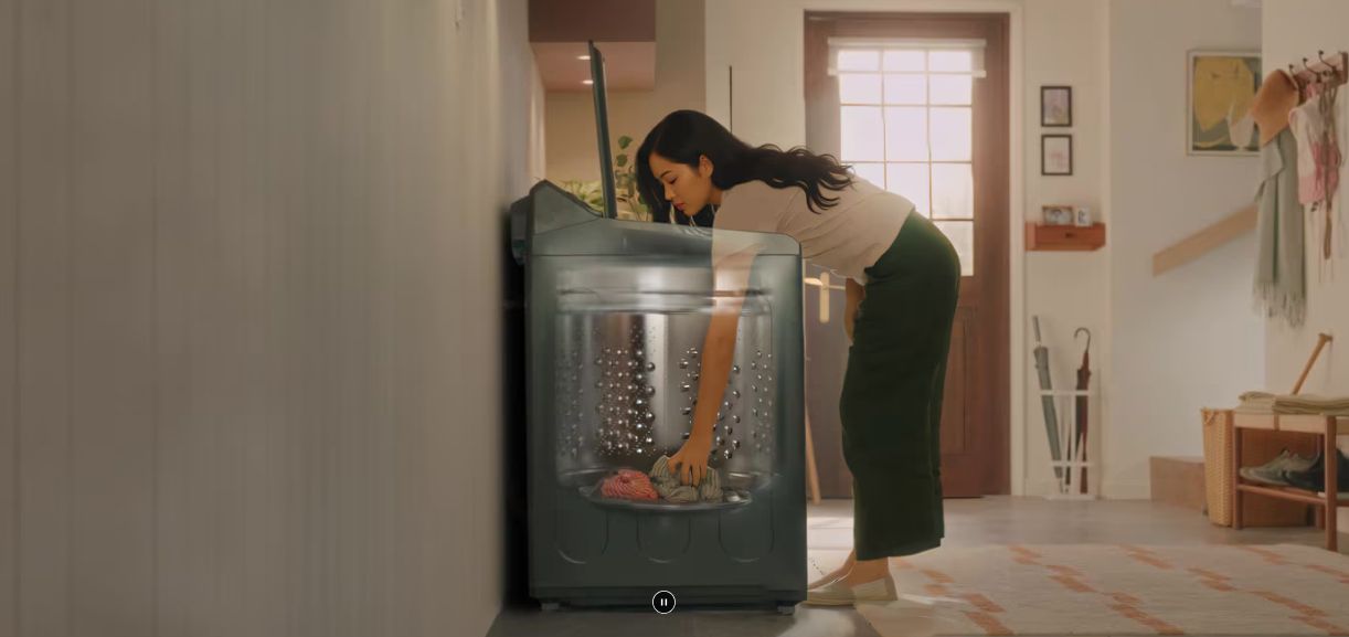 Máy được thiết kế theo phong cách EasyUnload™ dễ sử dụng 