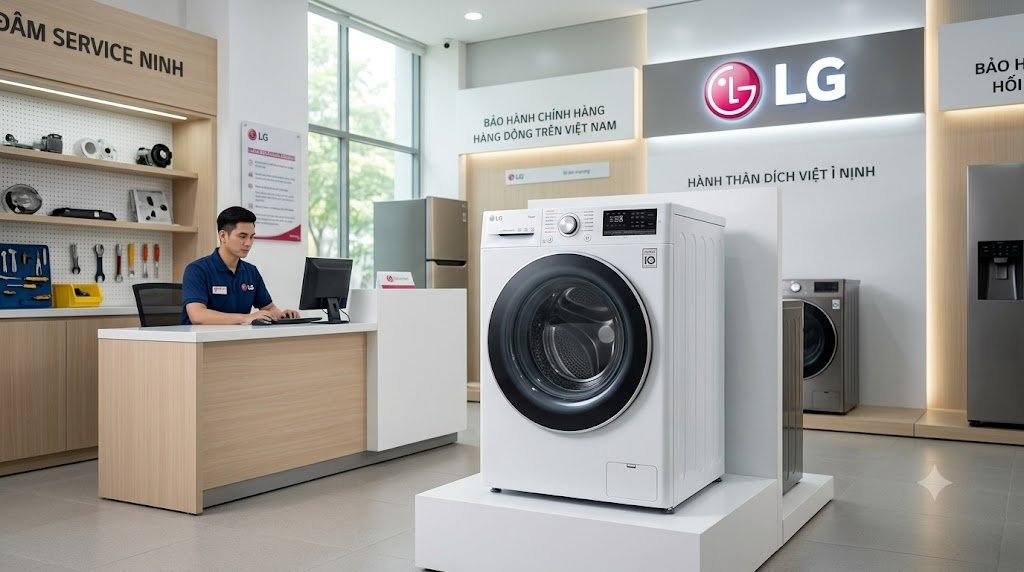 Trung tâm bảo hành máy giặt LG khu vực Hà Nội Hưng Yên