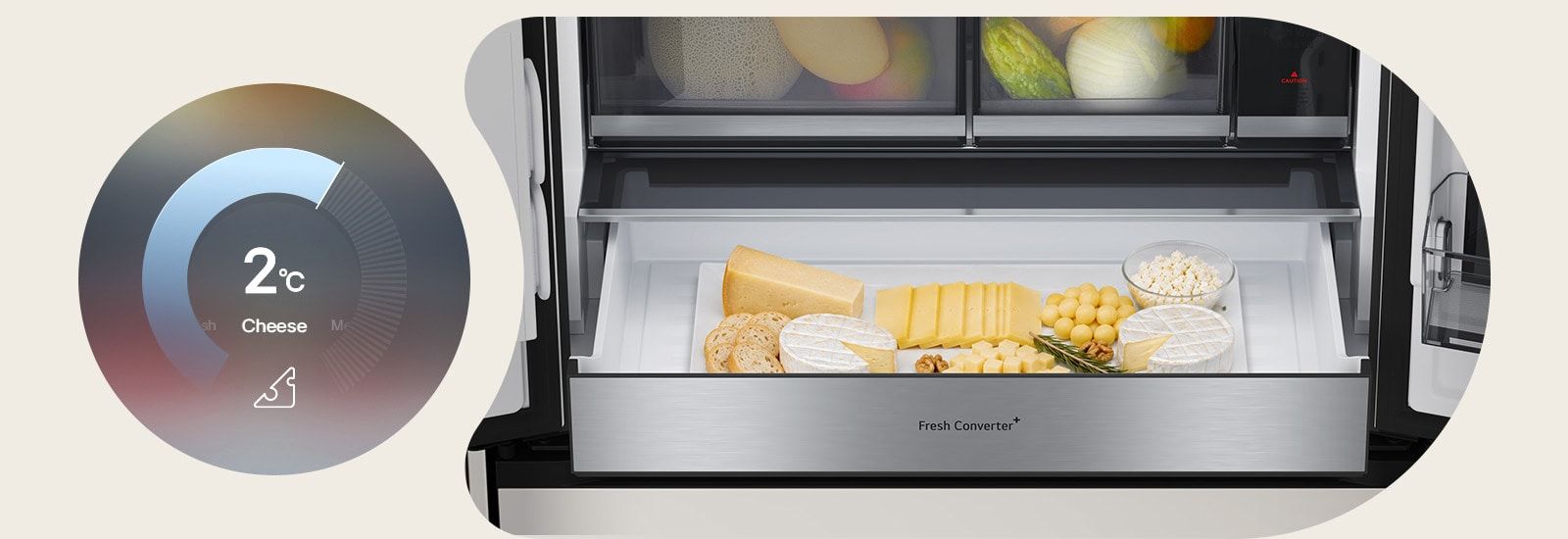 Bảo quản các loại thực phẩm như phô mai