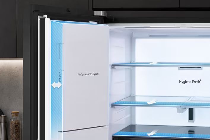 Hệ thống làm đá Slim SpacePlus™