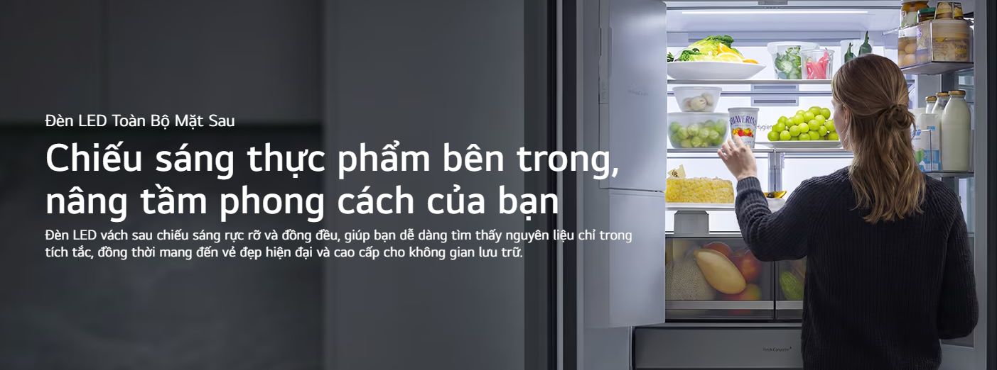 Hệ thống đèn LED ở toàn bộ mặt sau
