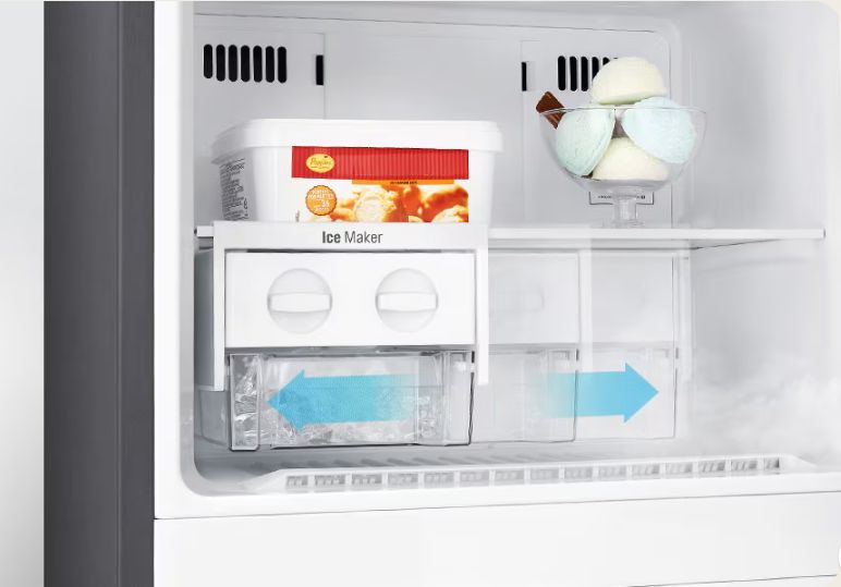 Thiết kế ngăn đá di động dễ dàng tháo rời hộp