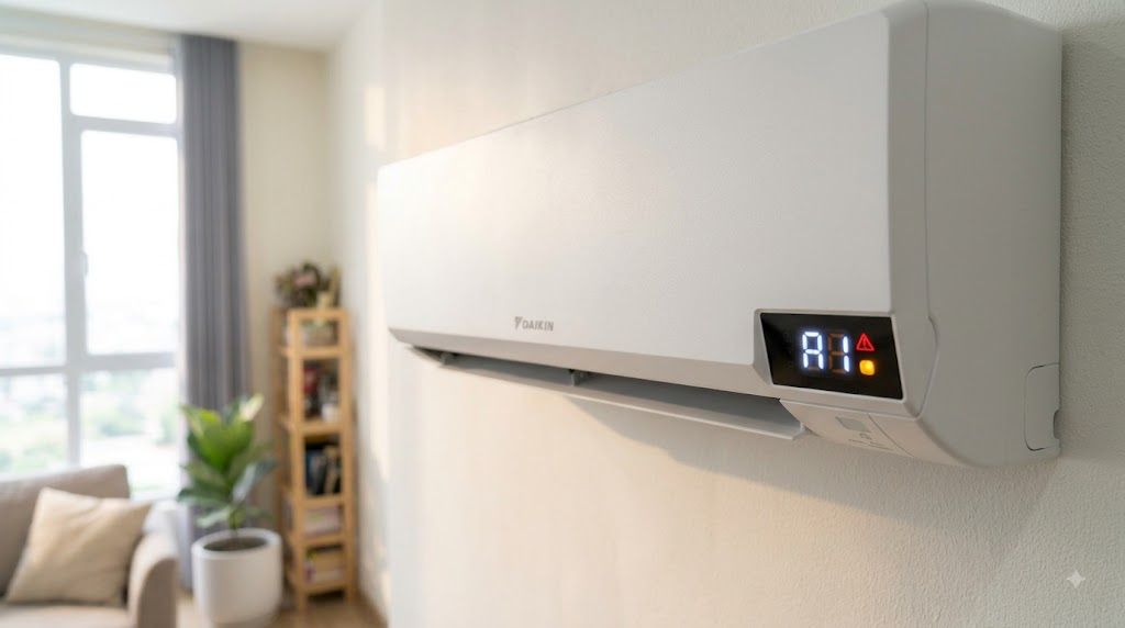 Đèn báo mã lỗi A1 trên dàn lạnh điều hòa Daikin