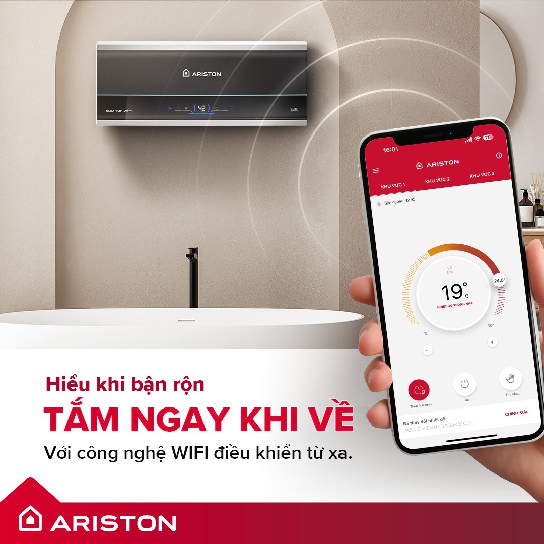 Bình Nóng Lạnh Ariston Wifi: Cách Kết Nối, Model