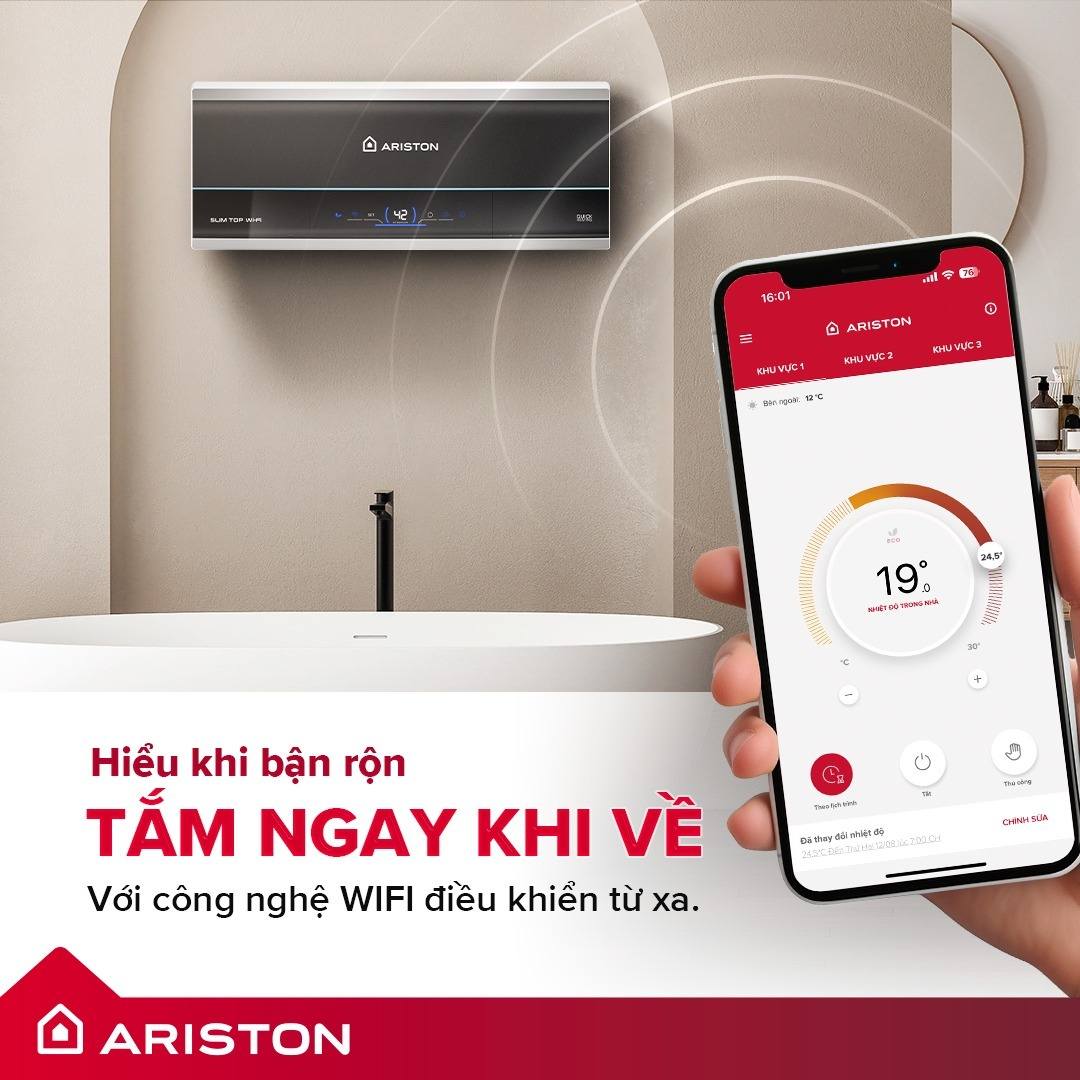 Bình Nóng Lạnh Ariston 30L: Giá Bán Và Có Wifi Không