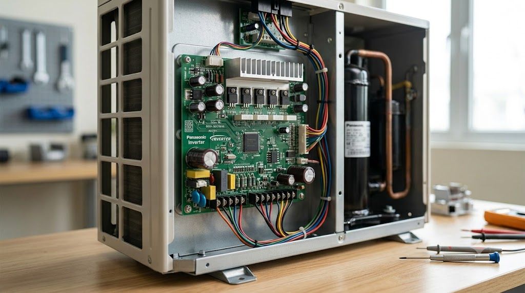 Bo mạch biến tần bên trong điều hòa Panasonic Inverter