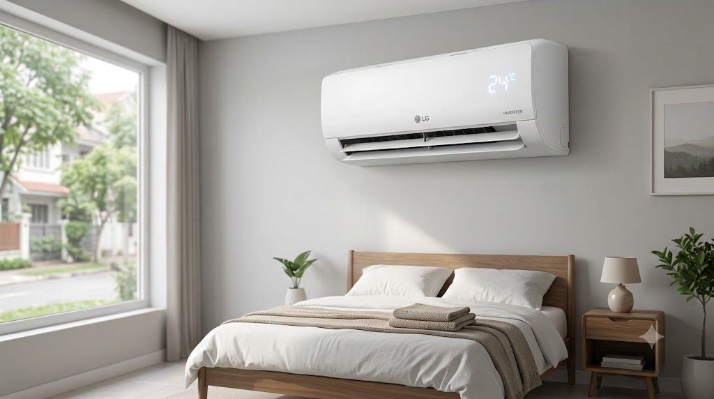 Tổng kho điều hòa, điện máy miền Bắc tại Hà Nội Điều hòa LG Inverter treo tường thể hiện độ bền và tiết kiệm điện