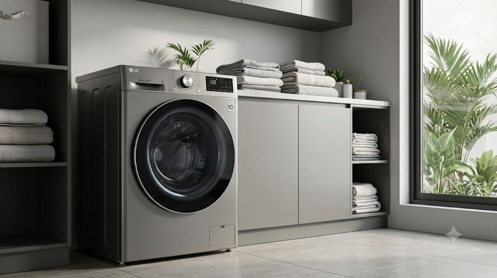 Máy giặt LG cửa ngang 10kg với động cơ Direct Drive
