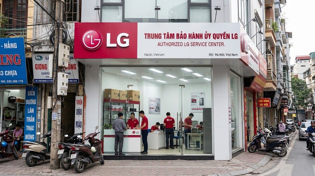 Trung tâm bảo hành tủ lạnh LG uỷ quyền với biển hiệu chính hãng