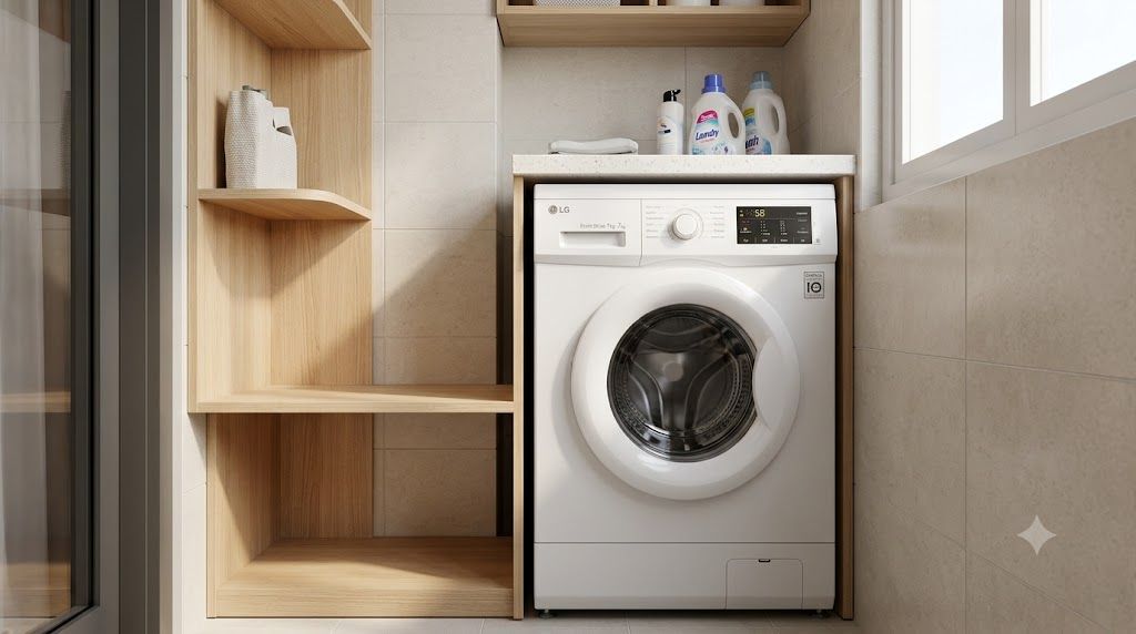 Máy giặt LG 7kg cửa ngang cho gia đình nhỏ