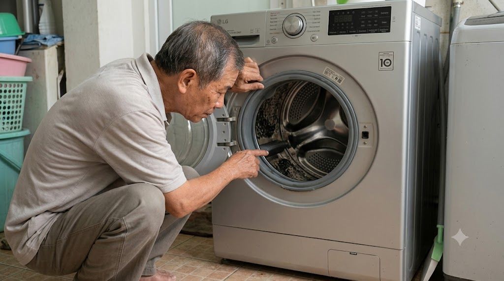 Kiểm tra máy giặt LG 7kg cũ trước khi mua lại