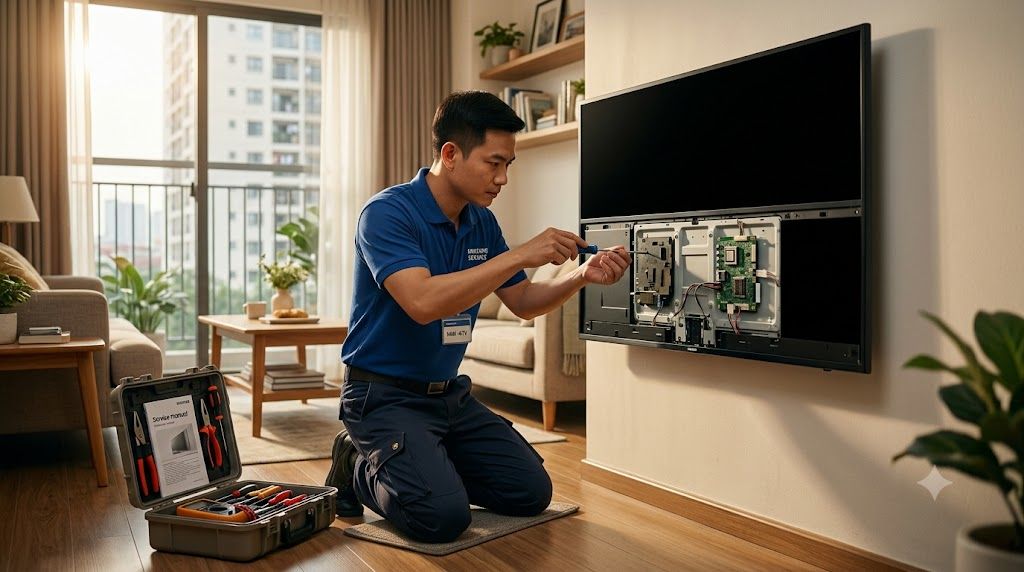 Bảo hành tivi Samsung tại nhà ở Hà Nội