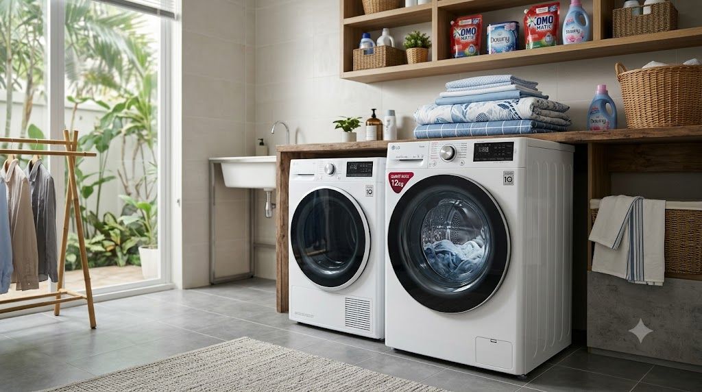 Máy giặt LG Giant Max dung tích lớn cho gia đình đông người